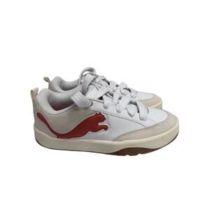 PUMA Men’s Lifestyle Sneakers sz 10 Red Logo NEW # M669
